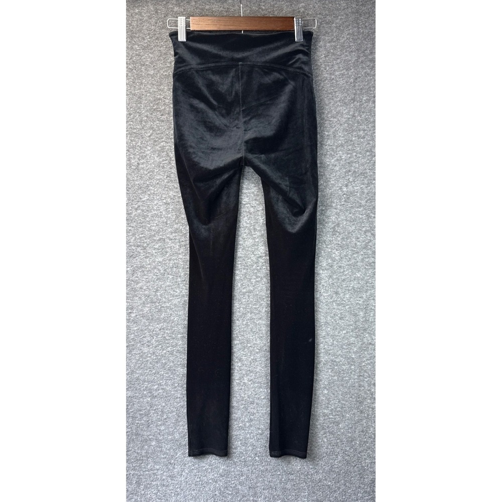 Spanx Velvet High Waisted Leggings Black Slimming Shaping Size S Bad Kitty Party - Picture 4 of 11